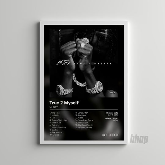 Discover Lil Tjay - True 2 Myself - Album Cover Poster