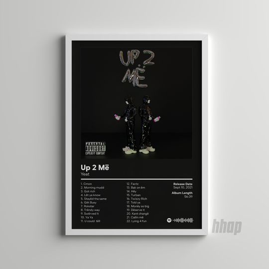 Discover Yeat - Up 2 Me - Album Cover Poster