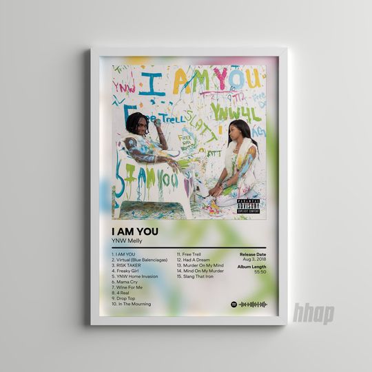 Discover YNW Melly - I Am You - Album Cover Poster