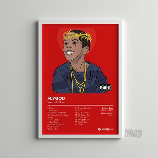 Discover Westside Gunn - Flygod - Album Cover Poster