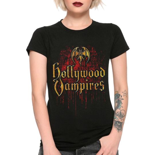 Discover Hollywood Vampires Graphic T-Shirt, Men's Women's Sizes