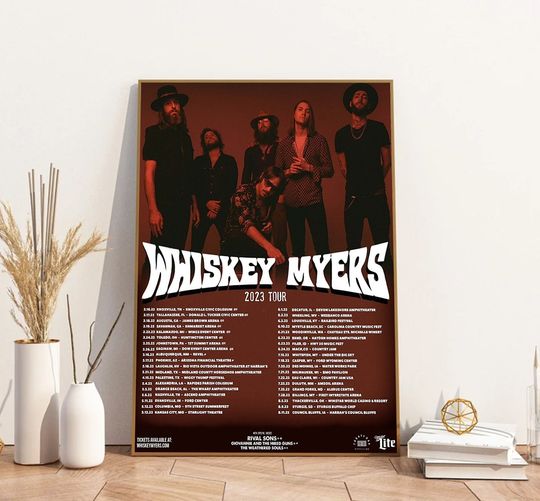 Discover Whiskey Myers Tour 2023 Poster