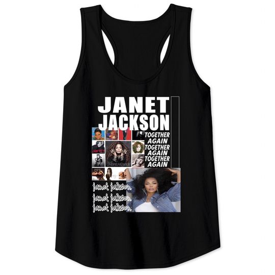 Discover 2023 Janet Jackson North American Tour Tank Tops, Janet Jackson Tour 2023