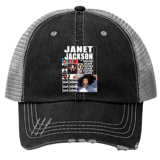 Discover 2023 Janet Jackson North American Tour Trucker Hats, Janet Jackson Tour 2023