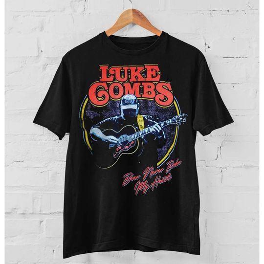 Discover Lukee Comb World Tour Country Music Beer Never Broke My Heart Shirt, Wallen Dangerous Shirt