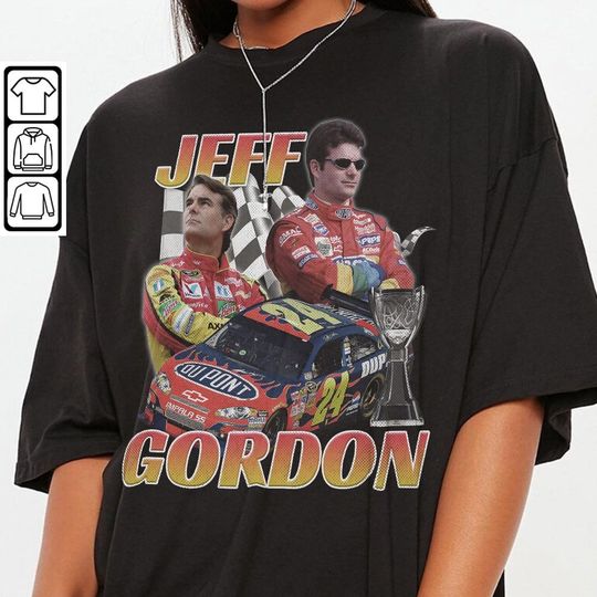 Discover Jeff Gordon V1 Shirt, Jeff Gordon Racing 90s Vintage Tee