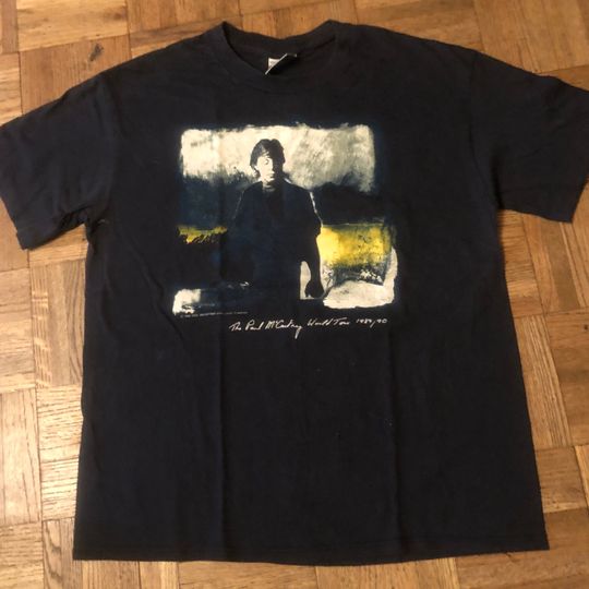 Discover P mccartney concert t-shirt 1989