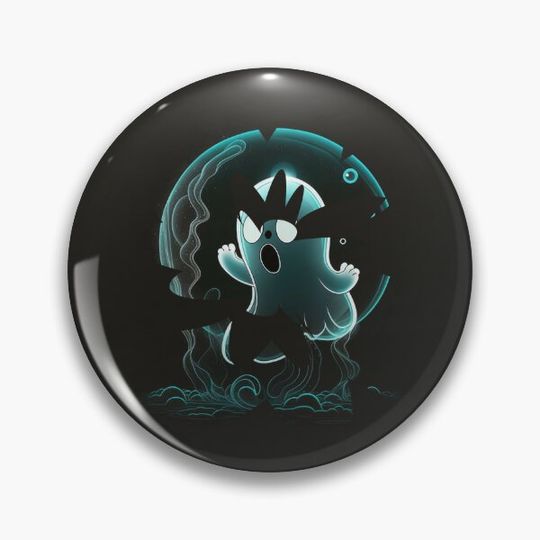 Discover Cute Ghost #43 Pin Button