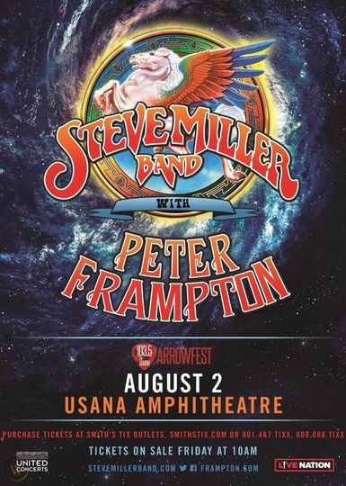 Discover Steve Miller Band and Peter Frampton Concert Poster