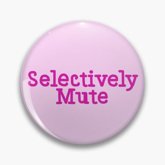 Discover Selectively Mute Pin Button