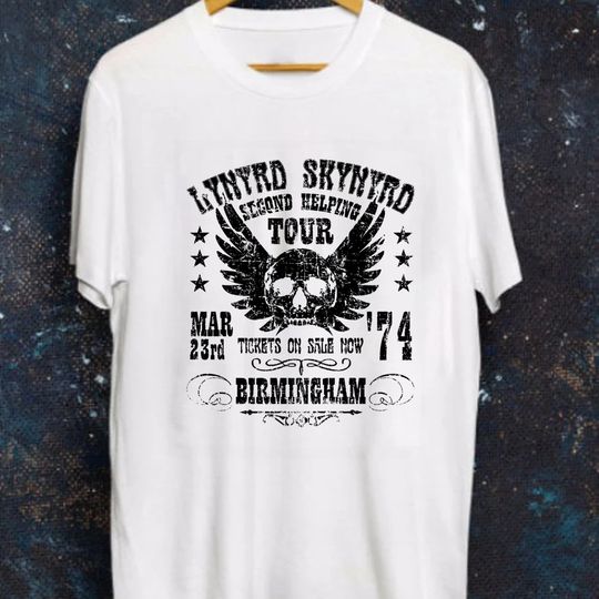 Discover 1974 Lynyrd Skynyrd Shirt, Lynyrd Skynyrd Shirt, Band Shirt
