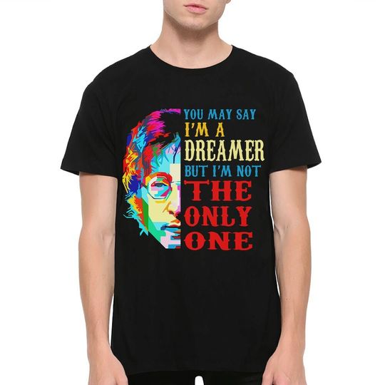 Discover J Lennon Imagine T-Shirt, Men's Women's Sizes (met-042)
