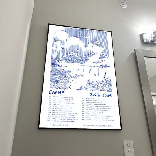 Discover Caamp Tour 2023 Poster, 2023 Tour Poster