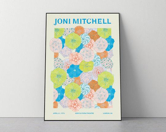 Discover Joni Mitchell Music Poster