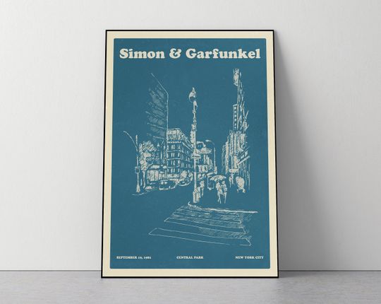 Discover Simon and Garfunkel Music Poster