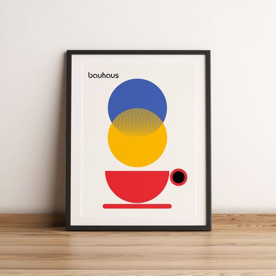 Discover Bauhaus Coffee Poster
