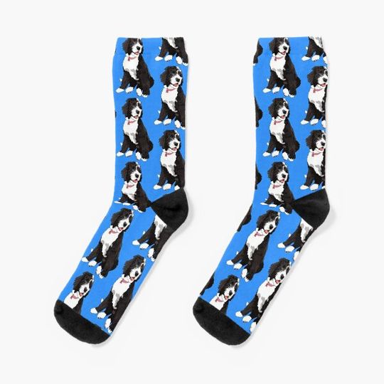 Discover Cute Bernedoodle Socks