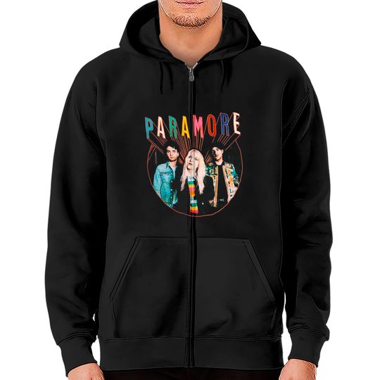 Discover Vintage Paramore Zip Hoodies with Tour Dates