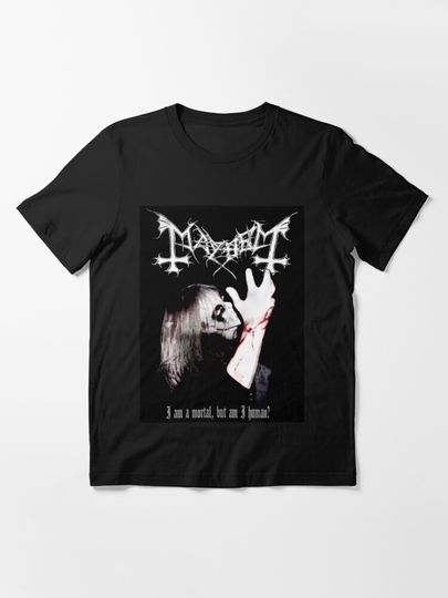 Discover Funny Mayhem Black Metal Inspired T-Shirt