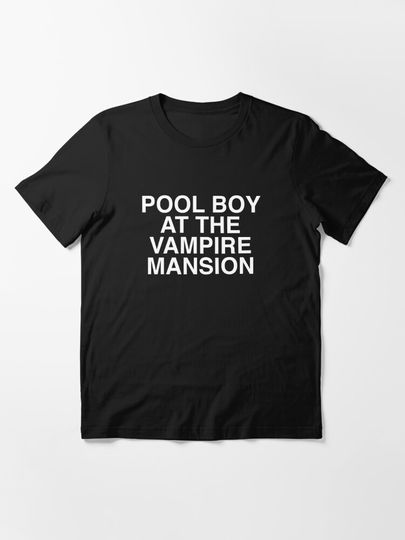 Discover pool boy at the vampire mansion - gerard way | Essential T-Shirt 