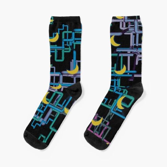 Discover dan flashes pattern Socks