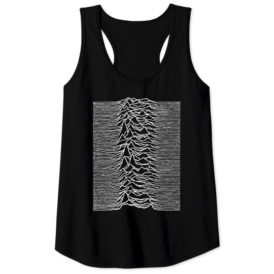 Discover division unknown pleasures albums Song Lyrics Logo Tank Tops