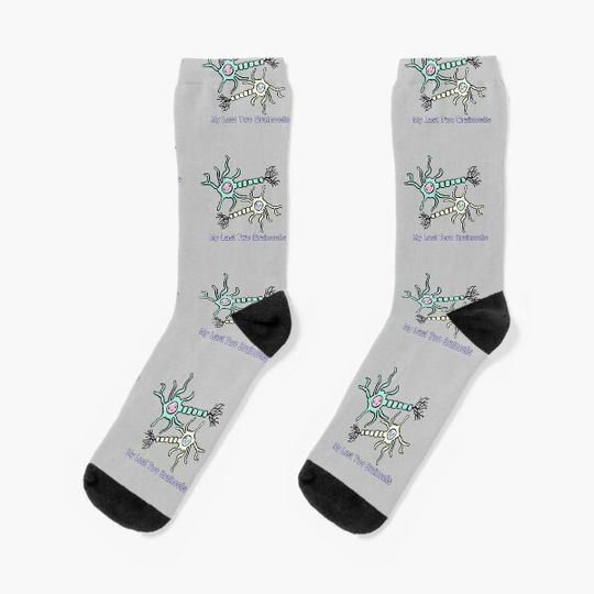 Discover Last Two Braincells Neurons Socks