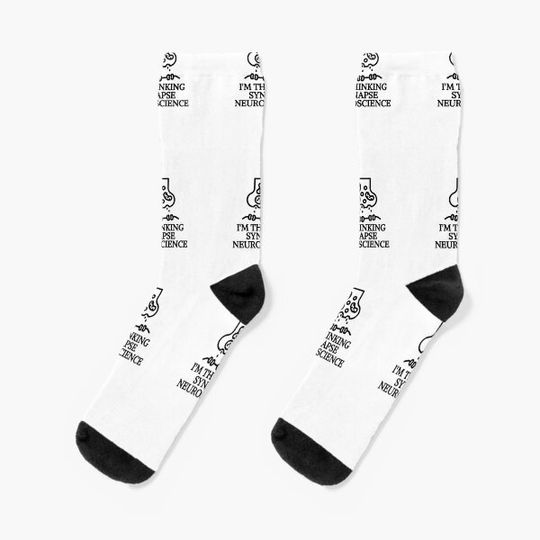 Discover I'm Thinking Synapse - Neuroscience Socks