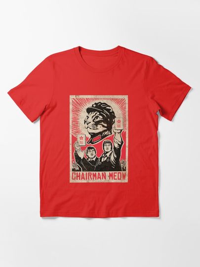 Discover Meow Mao China cat meme | Essential T-Shirt 