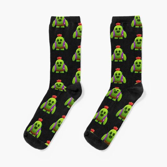 Discover Spike from Brawlstars Socks