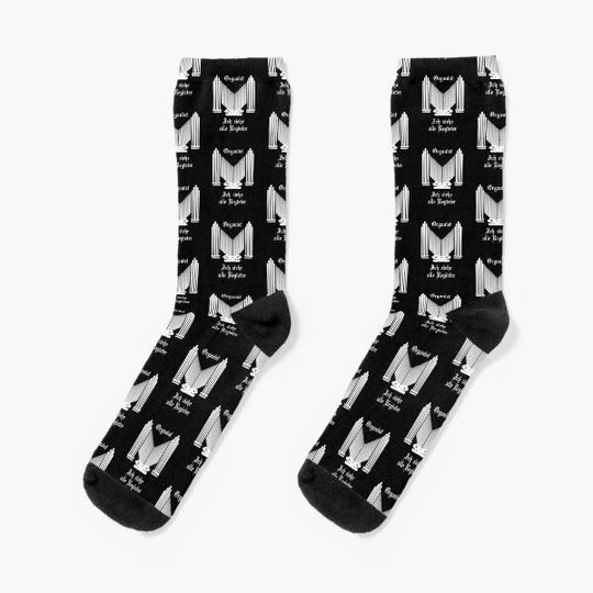 Discover Organist Organ Player Church Music Organ Gift Socks