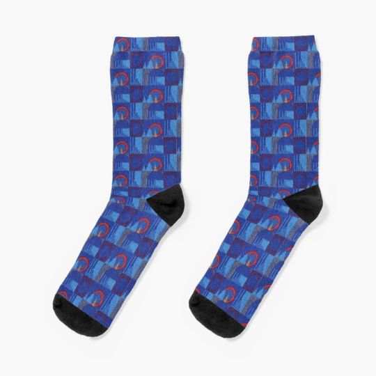 Discover Central, Victoria, Jubilee and Northern Line - LONDON UNDERGROUND seat cover moquette Socks