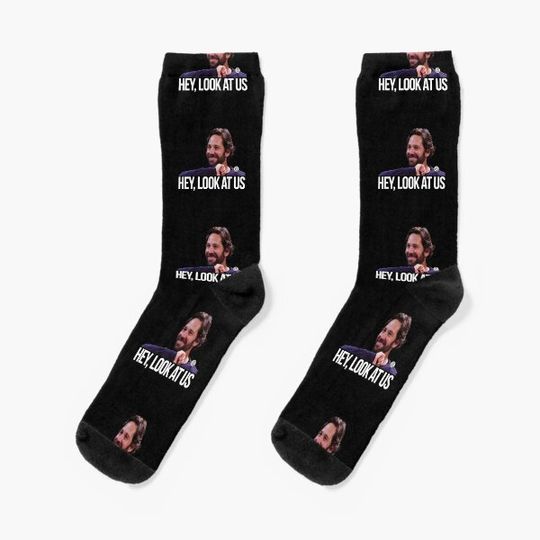 Discover Hey, look at us - Paul Rudd Socks