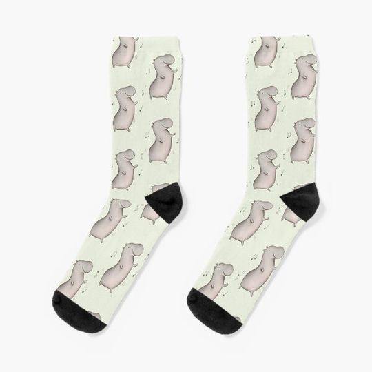 Discover Dancing Hippo Socks