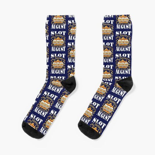 Discover Slot Queens Are Born in August Socks