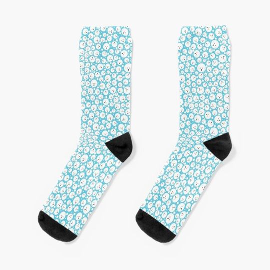 Discover Bichon Frise and Dots Socks