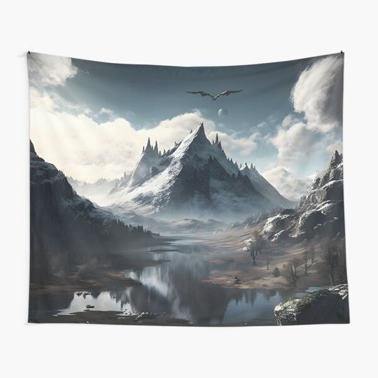 Discover Landscape from Skyrim Tapestry