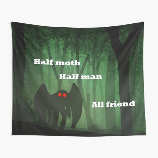 Discover Mothman is 100% friend Tapestry