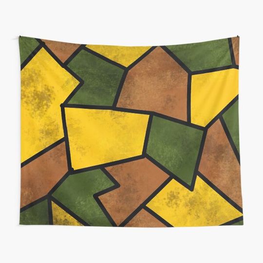 Discover WW1 German imperial pattern camouflage Tapestry