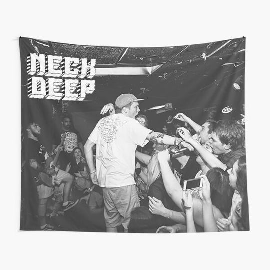 Discover Neck Deep Live Tapestry
