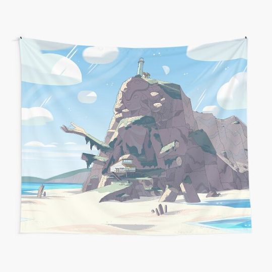 Discover Steven Universe Mountain Background Tapestry