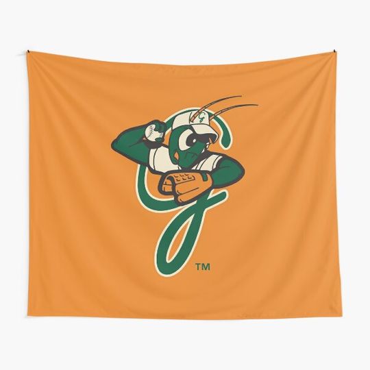 Discover Greensboro Grasshoppers Tapestry