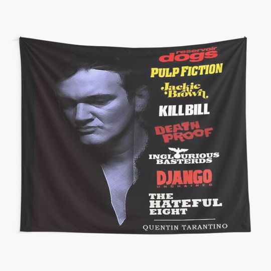 Discover Copy of Quentin Tarantino Birthday trending Tapestry