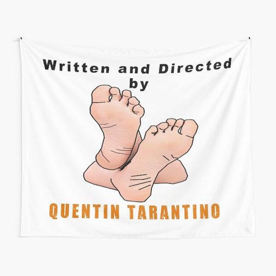 Discover Written And Directed by Quentin Tarantino - Sarcastic Gift Ideas for Tarantino Lovers Tapestry