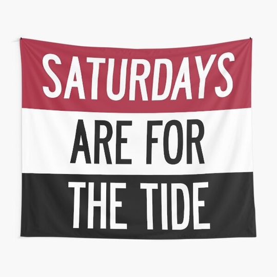 Discover saturdays are for the tide Tapestry