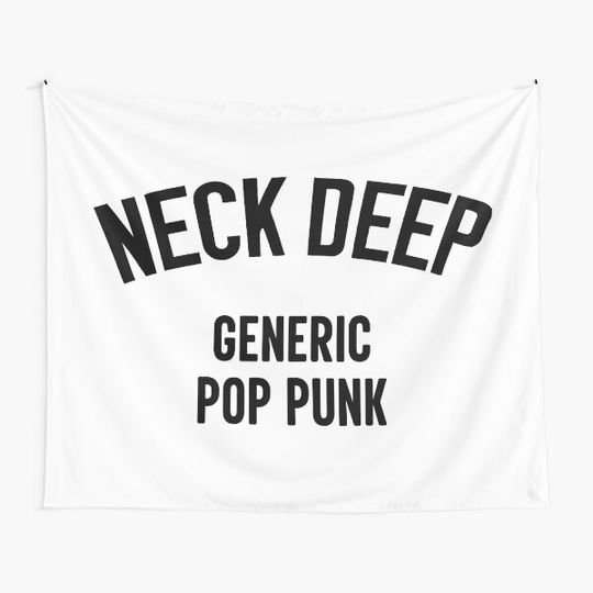 Discover Neck Deep Merch Generic Pop Punk Tapestry
