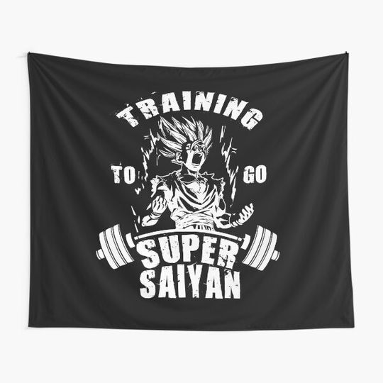 Discover Training To Go Super Sayan - Teen Gohan Tapestry