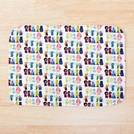 Discover Small Chibi Steven Universe Gems Bath Mat