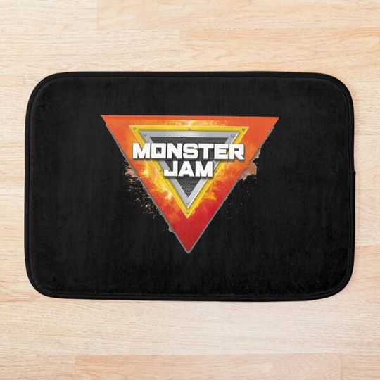 Discover New Monster Jam Logo Bath Mat