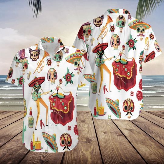 Discover Mexican Fiesta Hawaiian Shirt, Cinco De Mayo Hawaiian Shirt